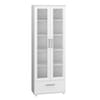 Manhattan Comfort Bookcase, 5- Shelf, White 75AMC6